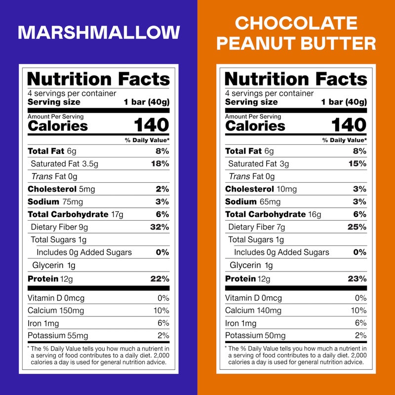 MAGIC SPOON Treats - High Protein, Low Carb, Keto Friendly, Low Sugar, Gluten Free, Crispy Protein Bar Cereal Bar, On-The-Go Healthy Snack (8 Chocolate PB Bars, 8 Marshmallow Bars) - Image 5